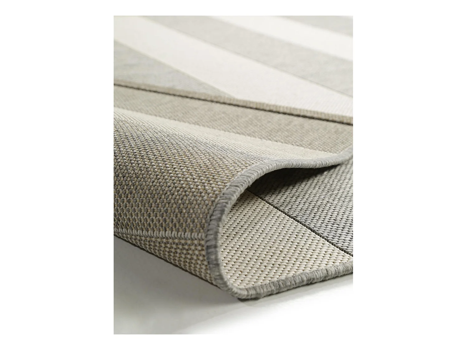 Tapis d'extérieur & intérieur Metro Gris 200x290 cm