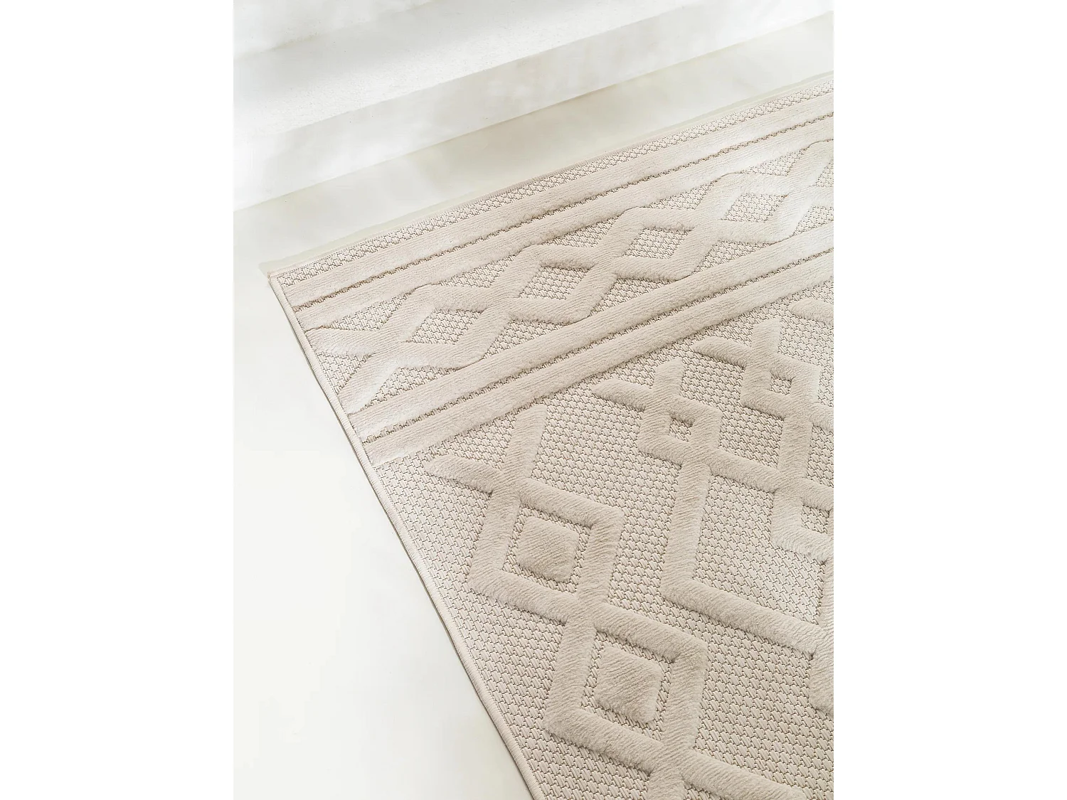 Tapis d'extérieur & intérieur Bonte Crème 120x170 cm