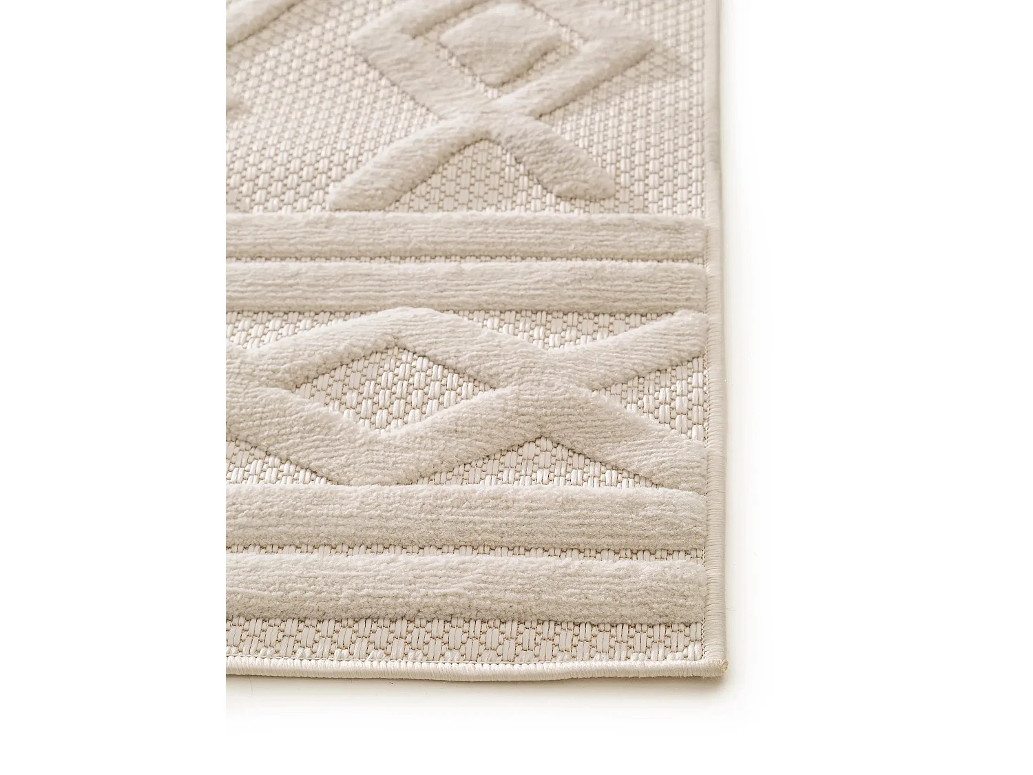 Tapis d'extérieur & intérieur Bonte Crème 120x170 cm