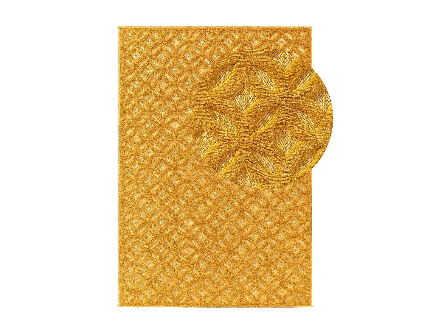 Tapis d'extérieur & intérieur Bonte Jaune 240x340 cm