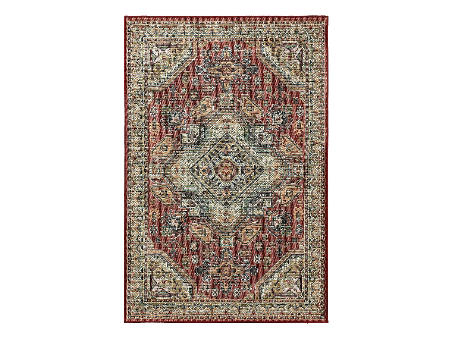 Tapis d'extérieur & intérieur Mirena Multicouleur 80x150 cm