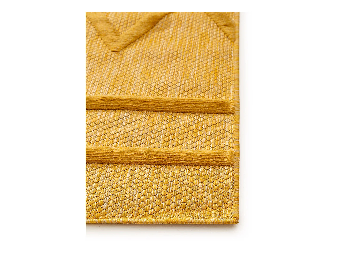 Tapis d'extérieur & intérieur Bonte Jaune 160x230 cm