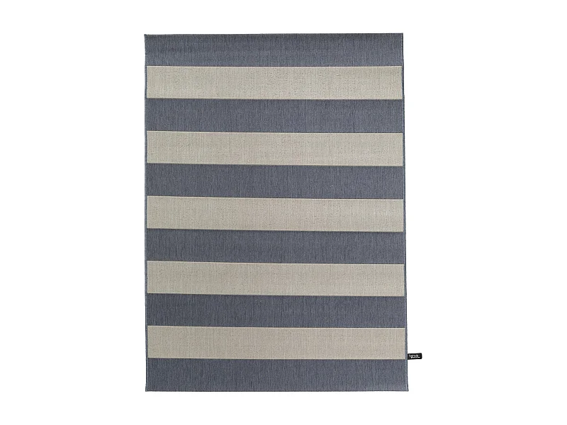 Tapis d'extérieur & intérieur Metro Bleu 200x290 cm