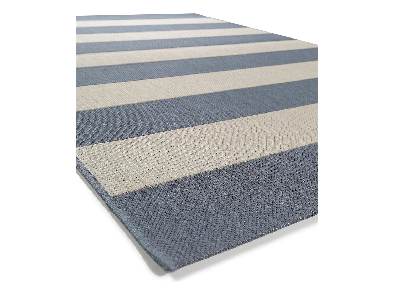 Tapis d'extérieur & intérieur Metro Bleu 200x290 cm