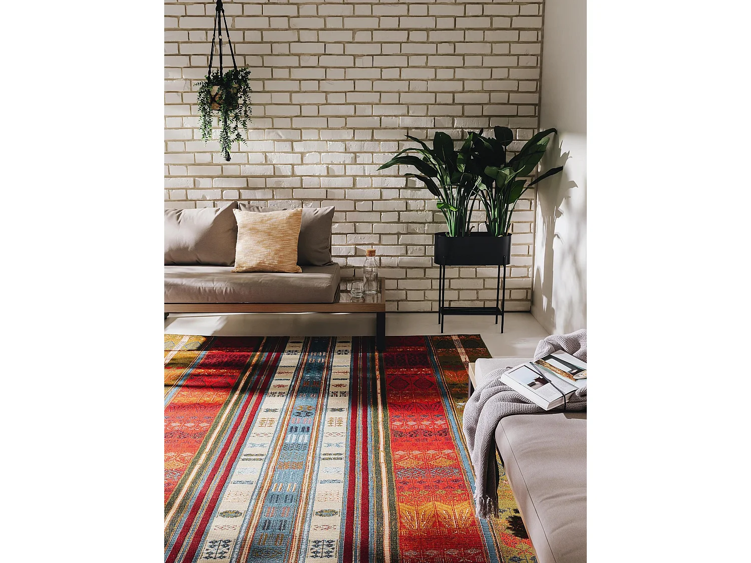 Tapis d'extérieur & intérieur Artis Multicouleur 160x235 cm