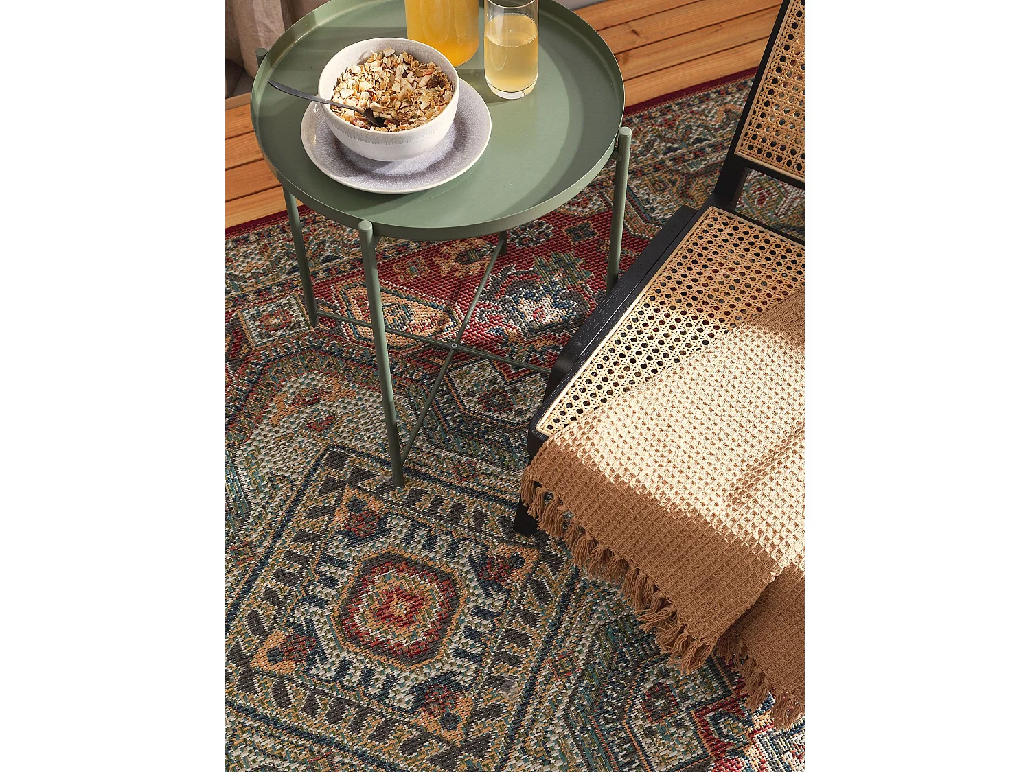 Tapis d'extérieur & intérieur Mirena Multicouleur 160x230 cm