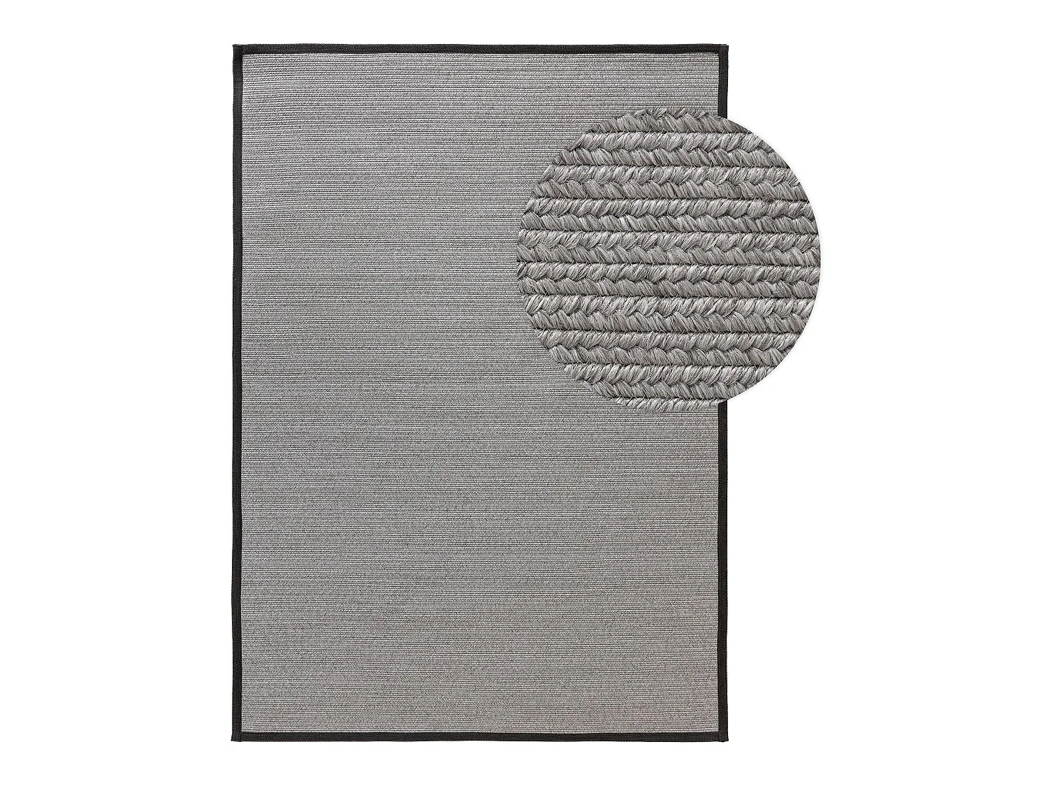 Tapis d'extérieur & intérieur Nandi Gris 160x230 cm