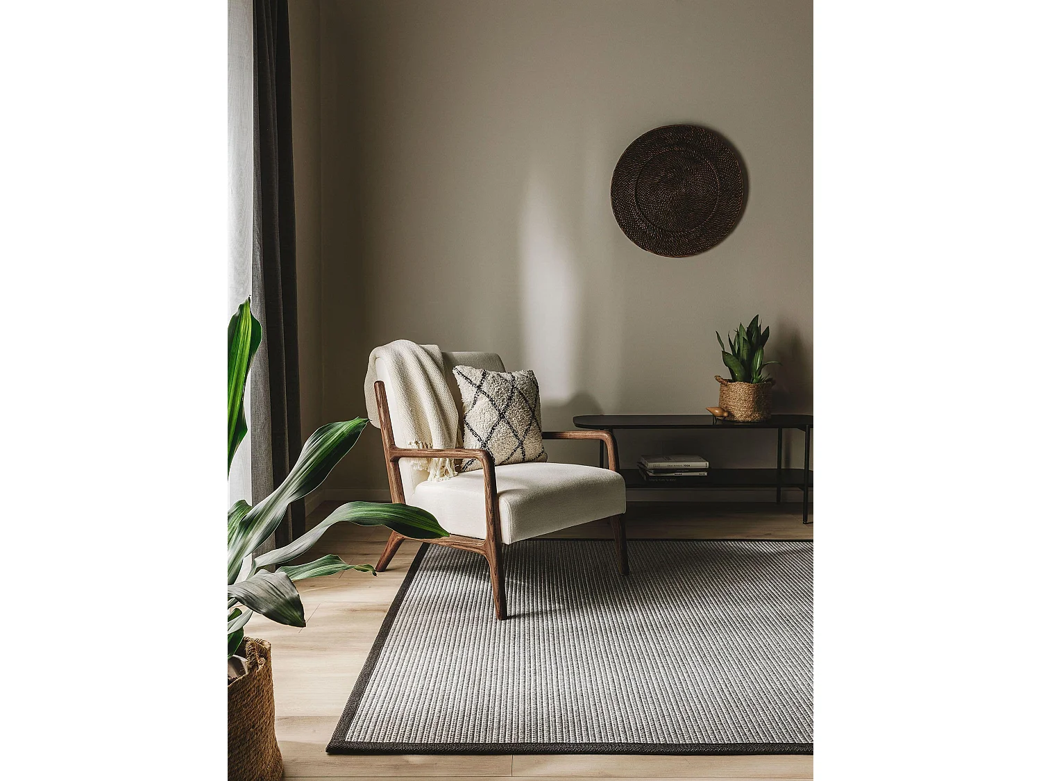 Tapis d'extérieur & intérieur Nandi Gris 160x230 cm