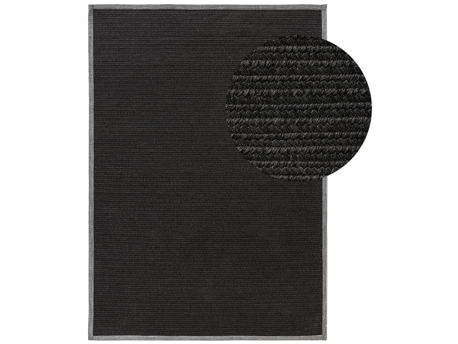 Tapis d'extérieur & intérieur Nandi Noir 160x230 cm