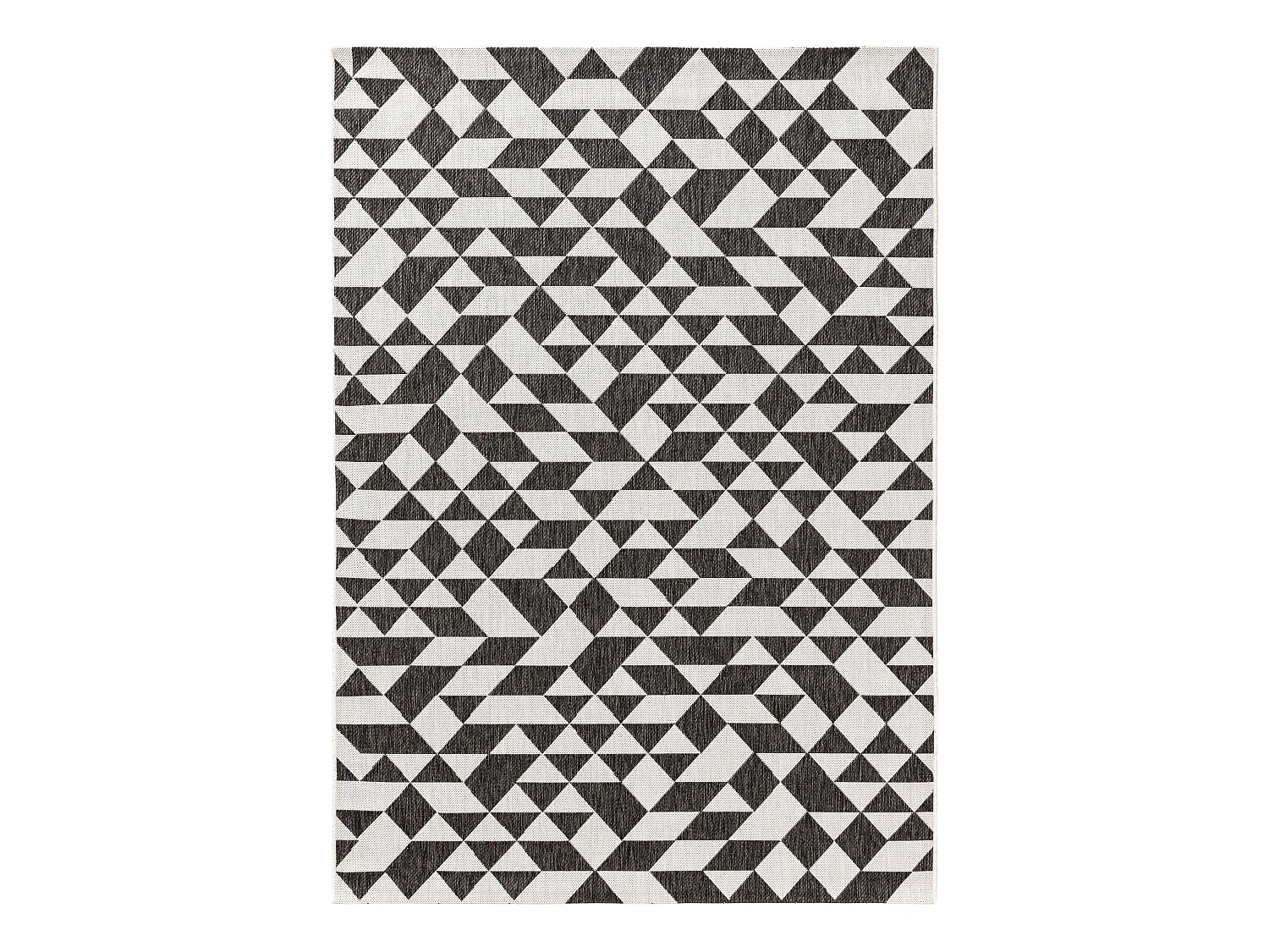 Tapis d'extérieur & intérieur Cleo Noir 80x150 cm