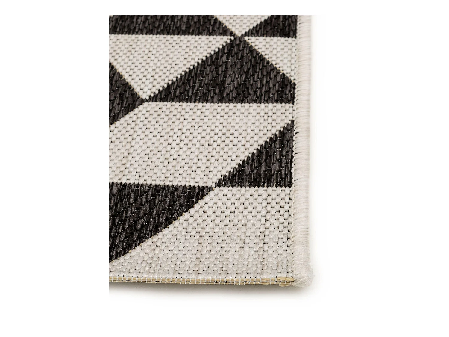 Tapis d'extérieur & intérieur Cleo Noir 80x150 cm