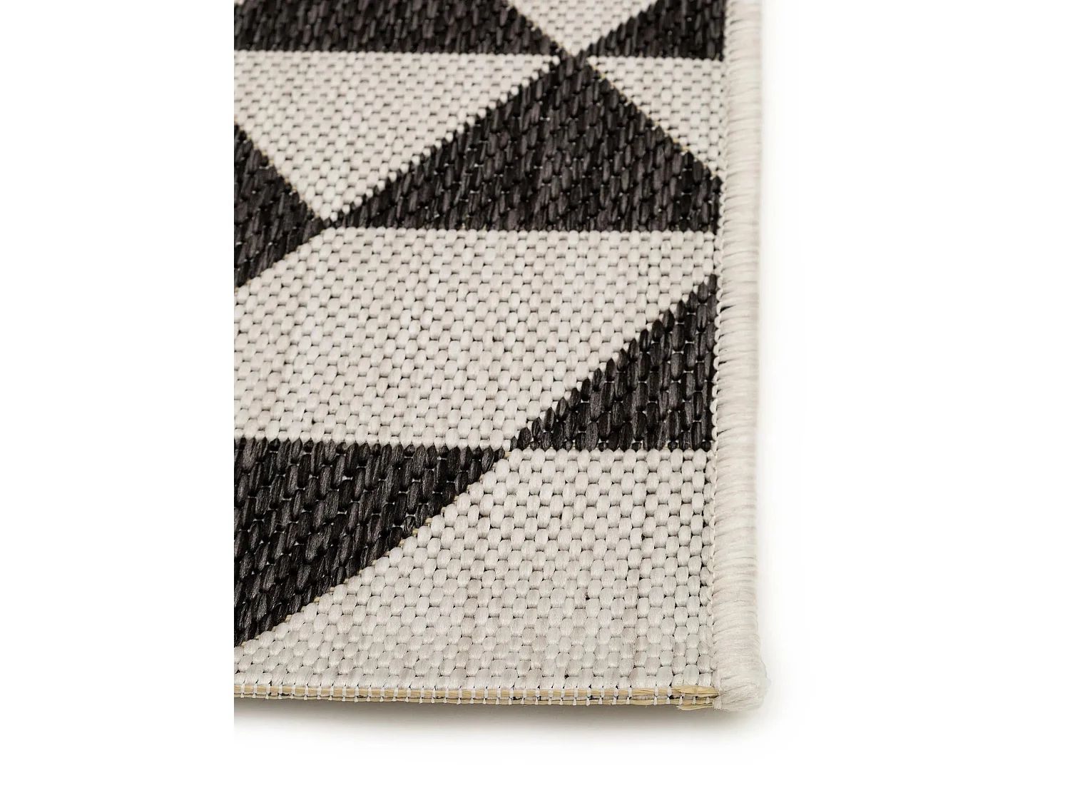 Tapis d'extérieur & intérieur Cleo Noir 80x150 cm