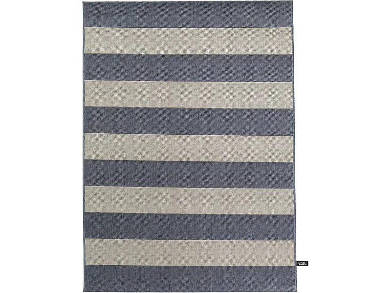 Tapis d'extérieur & intérieur Metro Bleu 160x230 cm
