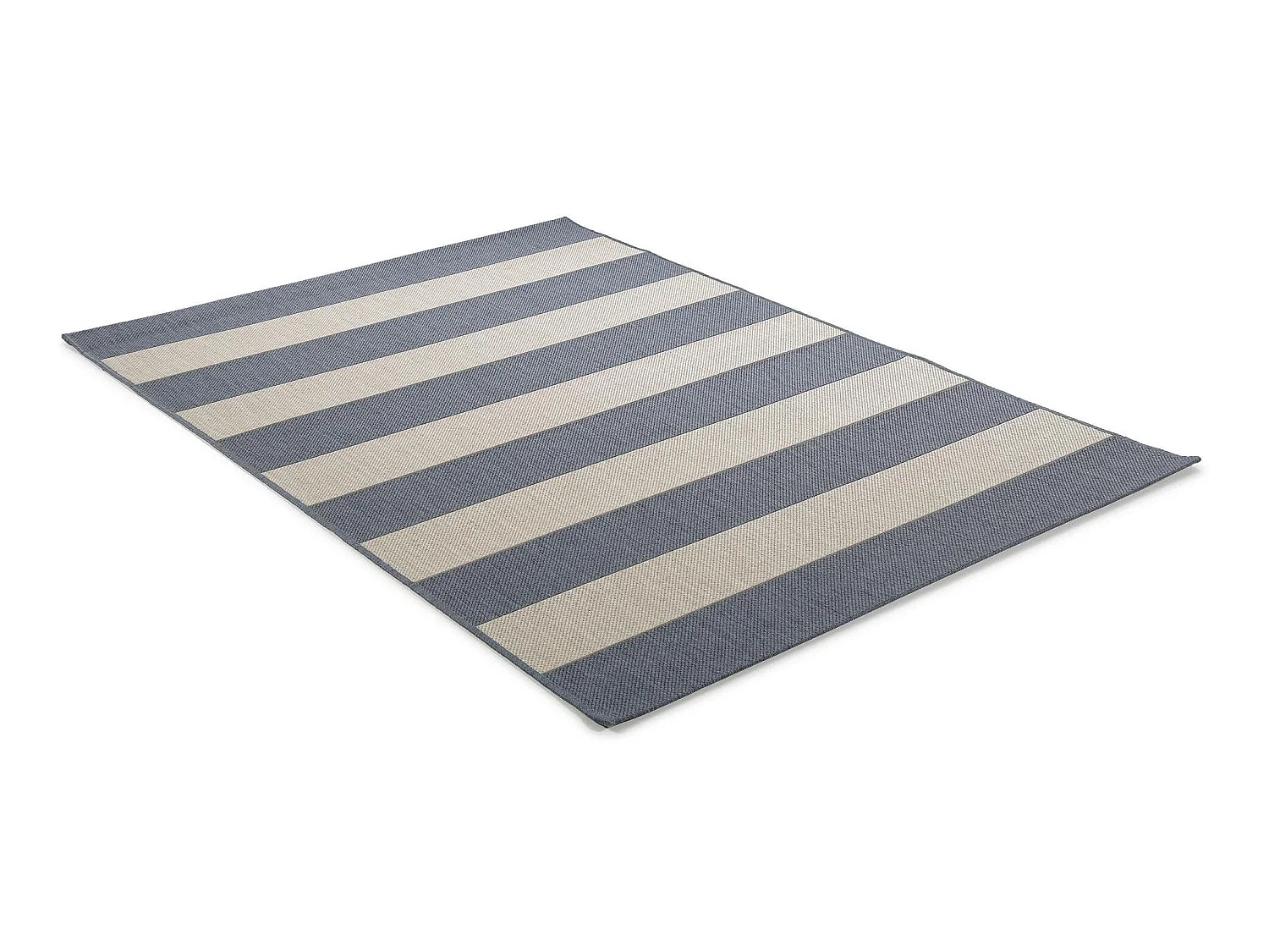 Tapis d'extérieur & intérieur Metro Bleu 160x230 cm