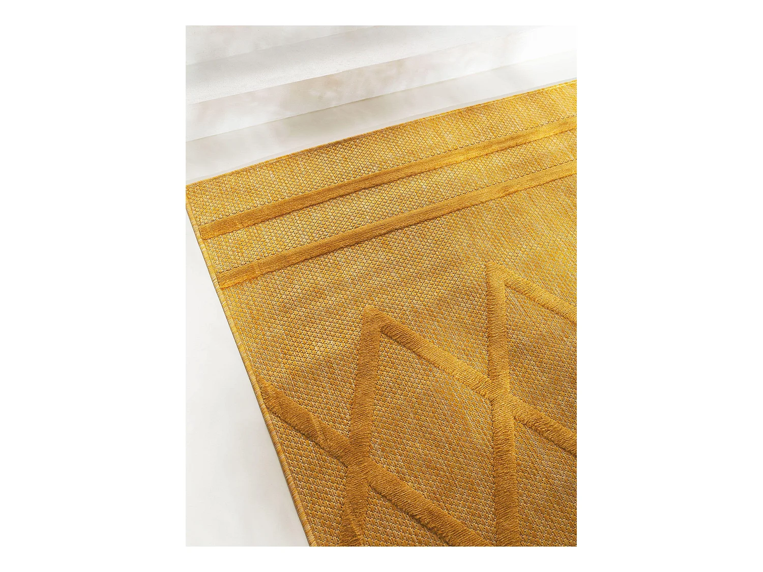 Tapis d'extérieur & intérieur Bonte Jaune 240x340 cm