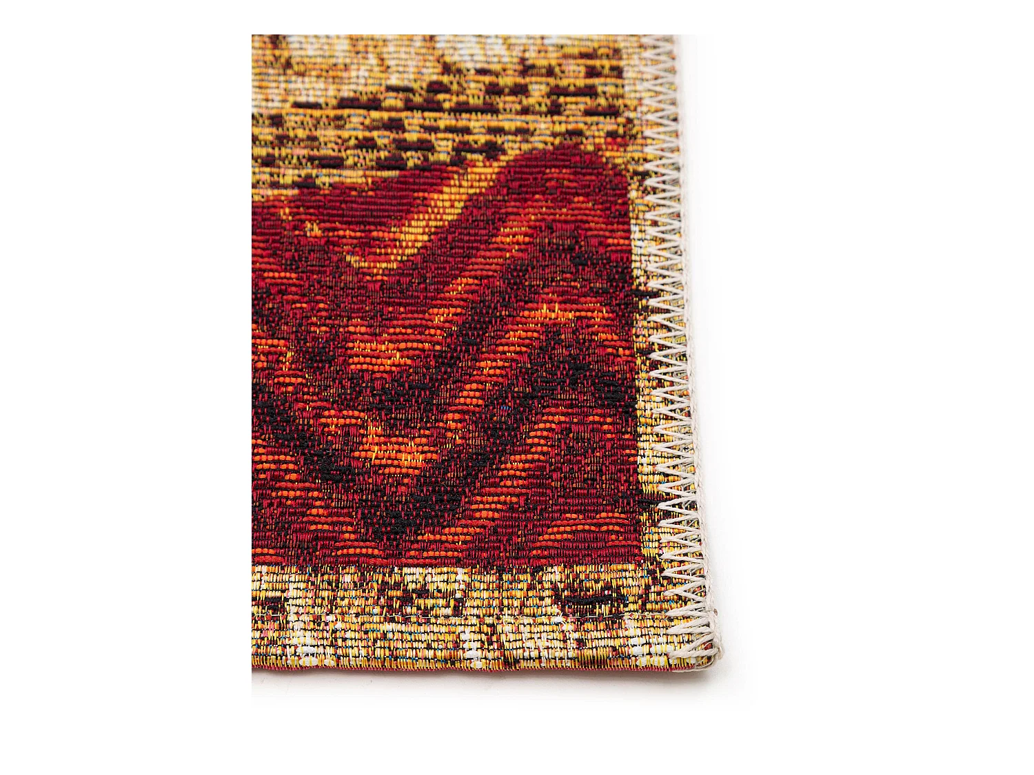 Tapis d'extérieur & intérieur Kenya Beige/Rouge 160x235 cm