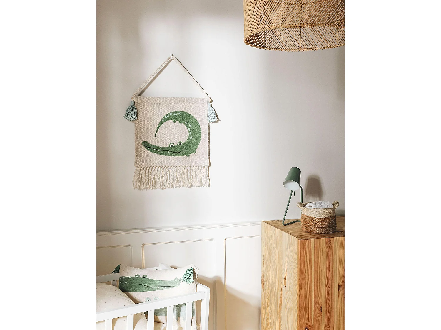 Déco de mur Savannah Vert 35x40 cm