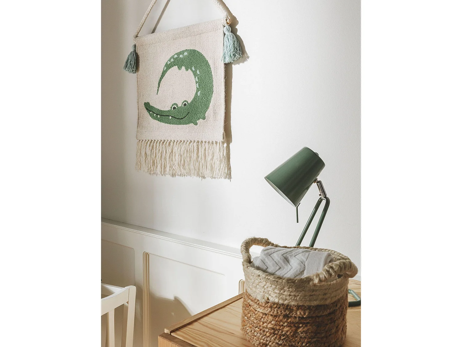 Déco de mur Savannah Vert 35x40 cm