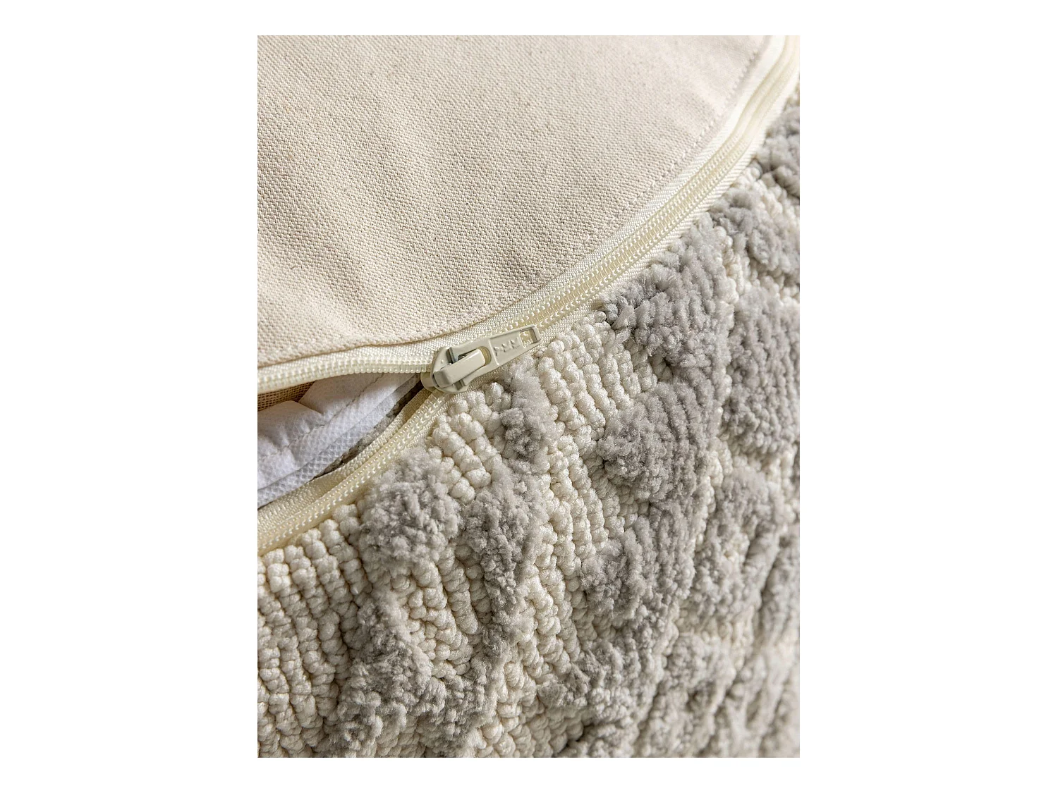 Pouf Elias Gris 55x55x30 cm