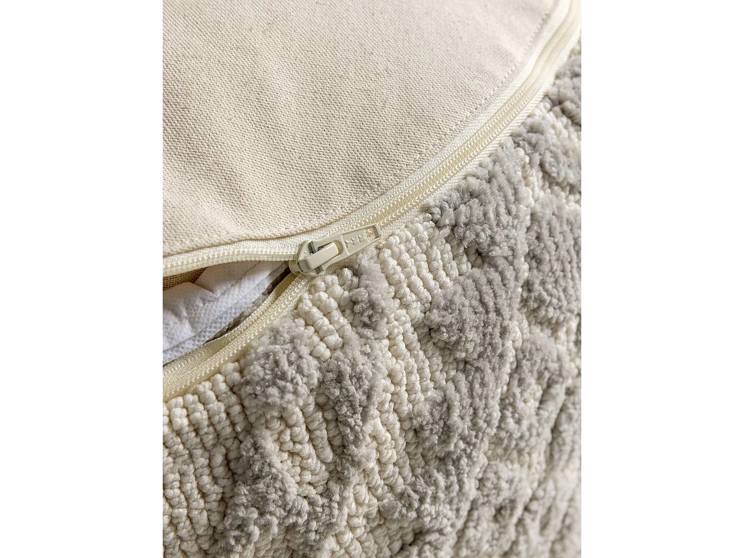 Pouf Elias Gris 55x55x30 cm