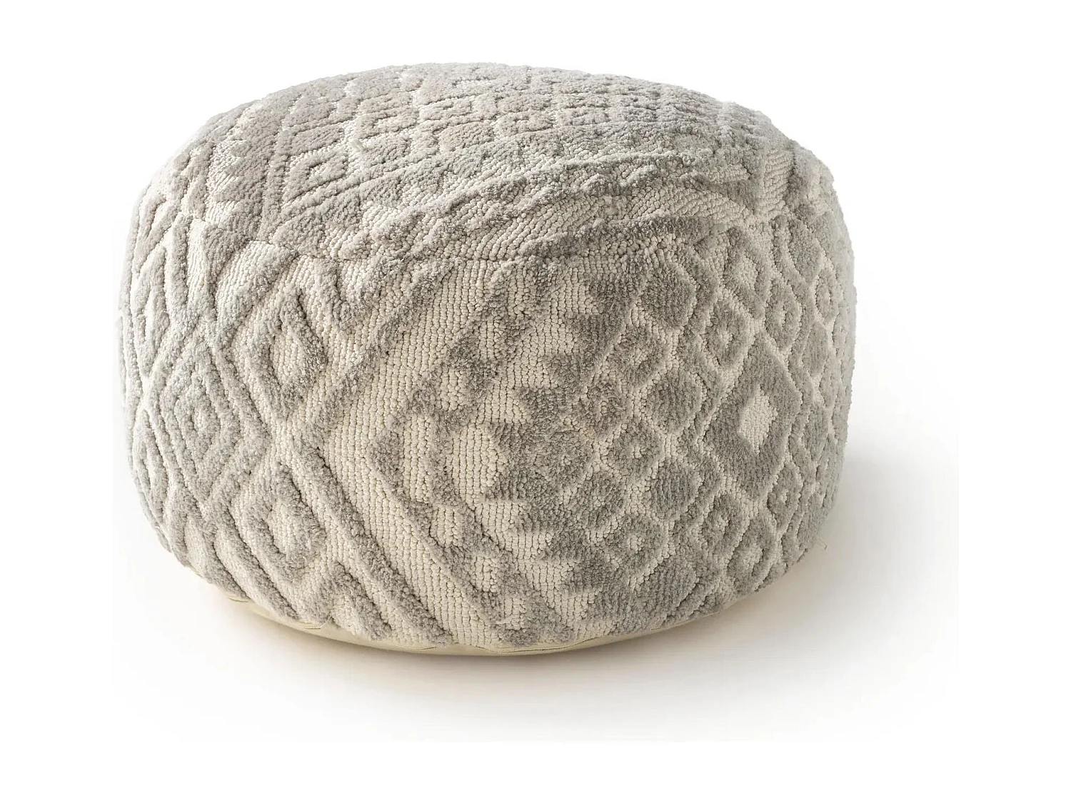 Pouf Elias Gris 55x55x30 cm
