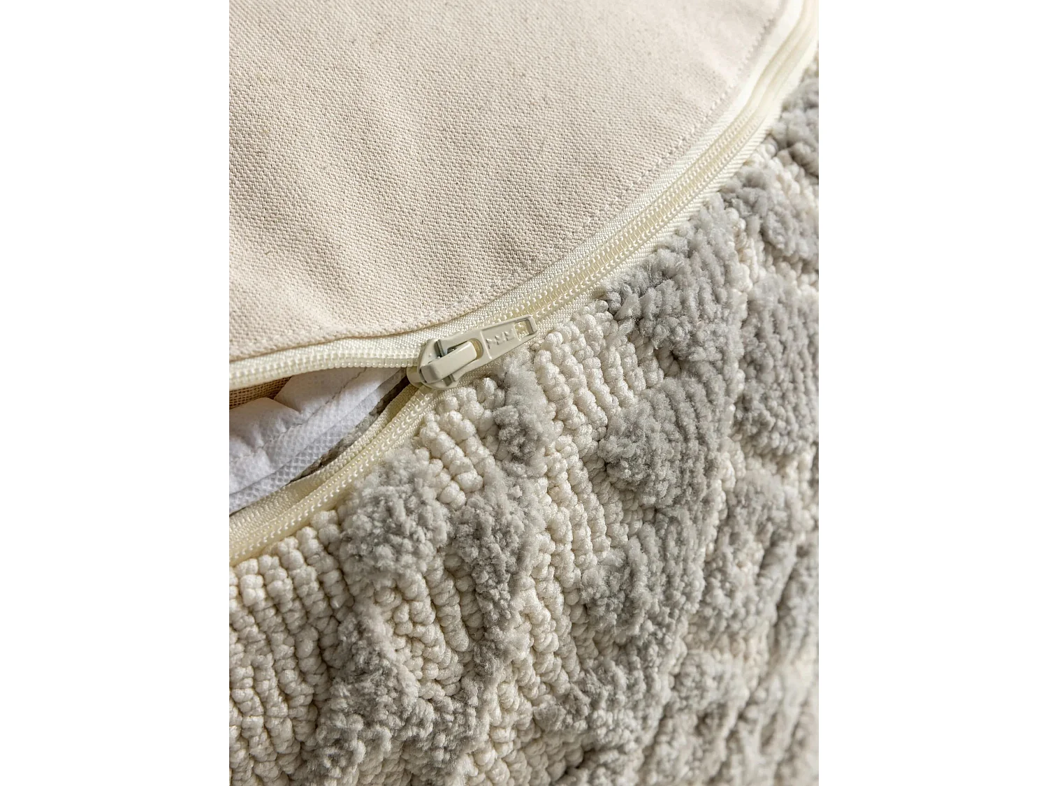 Pouf Elias Gris 55x55x30 cm