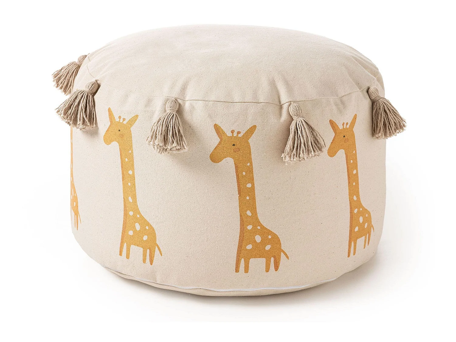 Pouf Savannah Jaune 45x45x25 cm