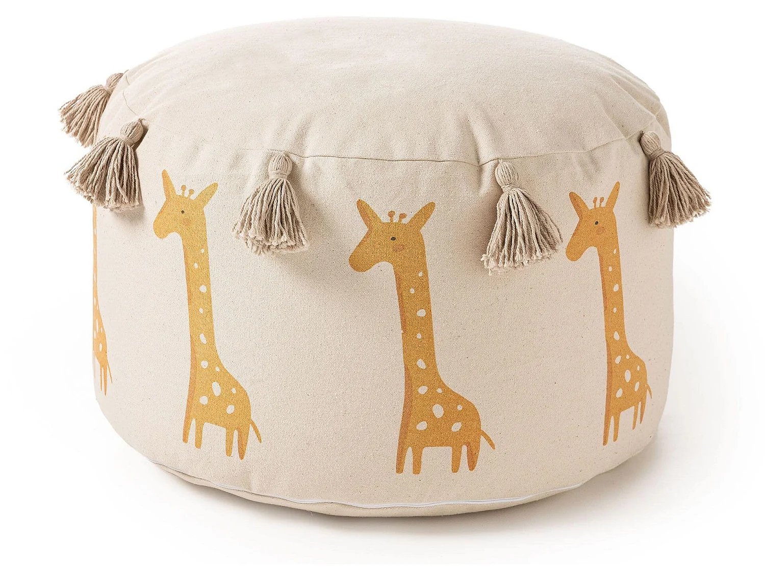 Pouf Savannah Jaune 45x45x25 cm