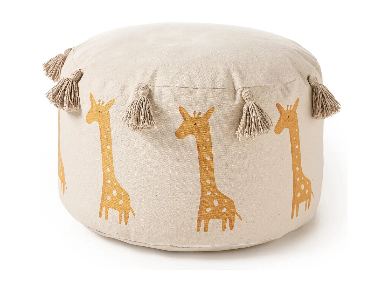 Pouf Savannah Jaune 45x45x25 cm