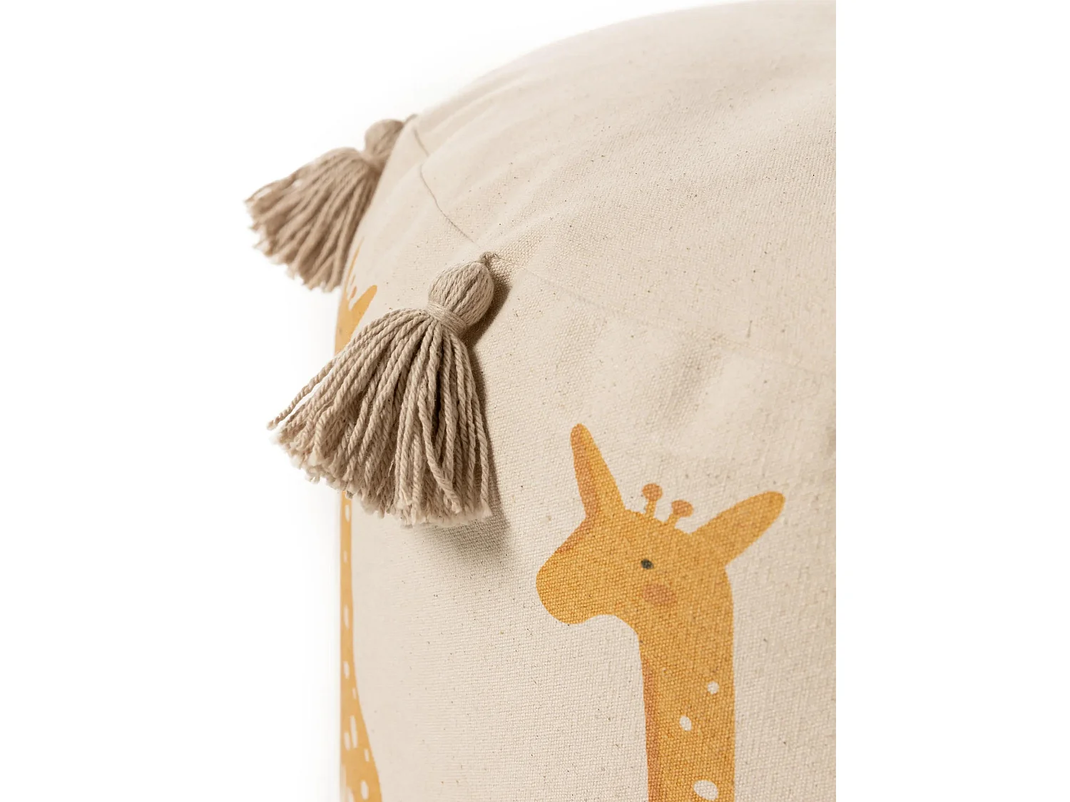 Pouf Savannah Jaune 45x45x25 cm