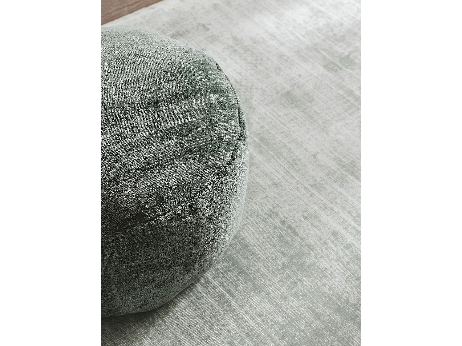 Pouf Nova Vert clair 55x55x30 cm