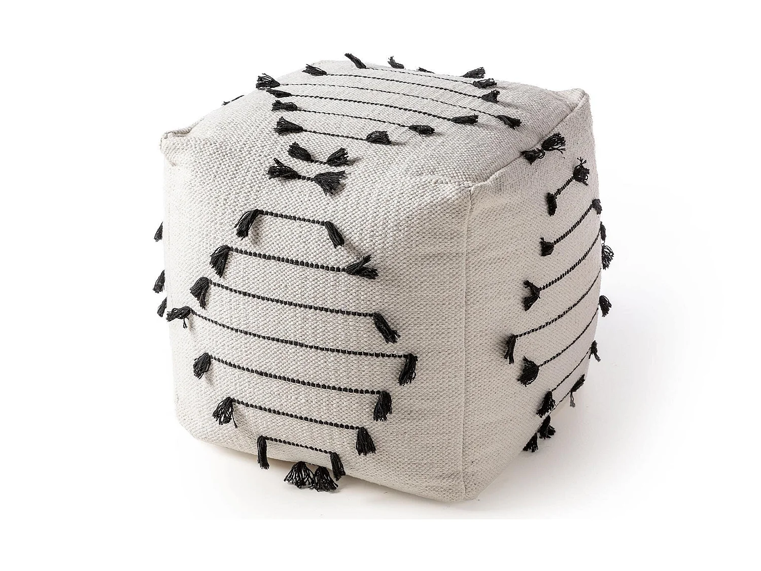 Pouf Bo Ivory 45x45x45 cm