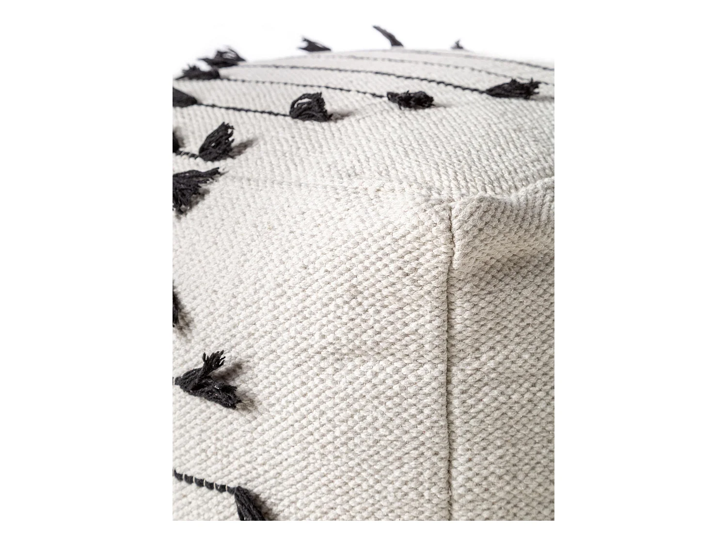 Pouf Bo Ivory 45x45x45 cm