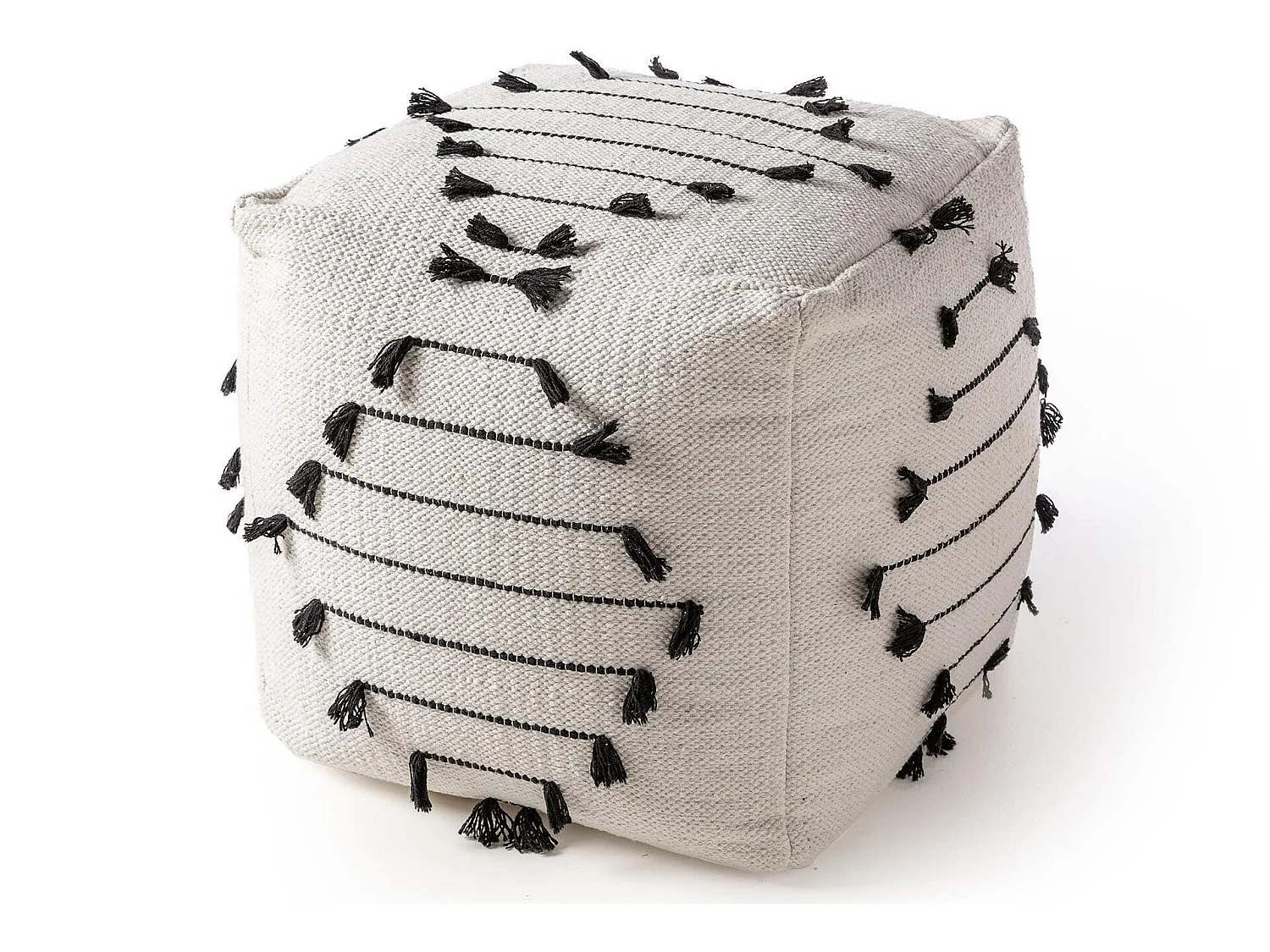 Pouf Bo Ivory 45x45x45 cm