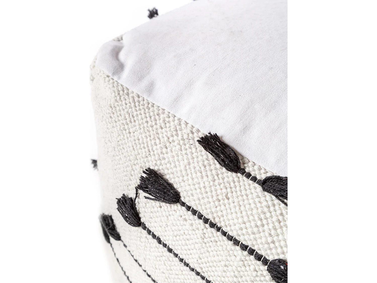 Pouf Bo Ivory 45x45x45 cm