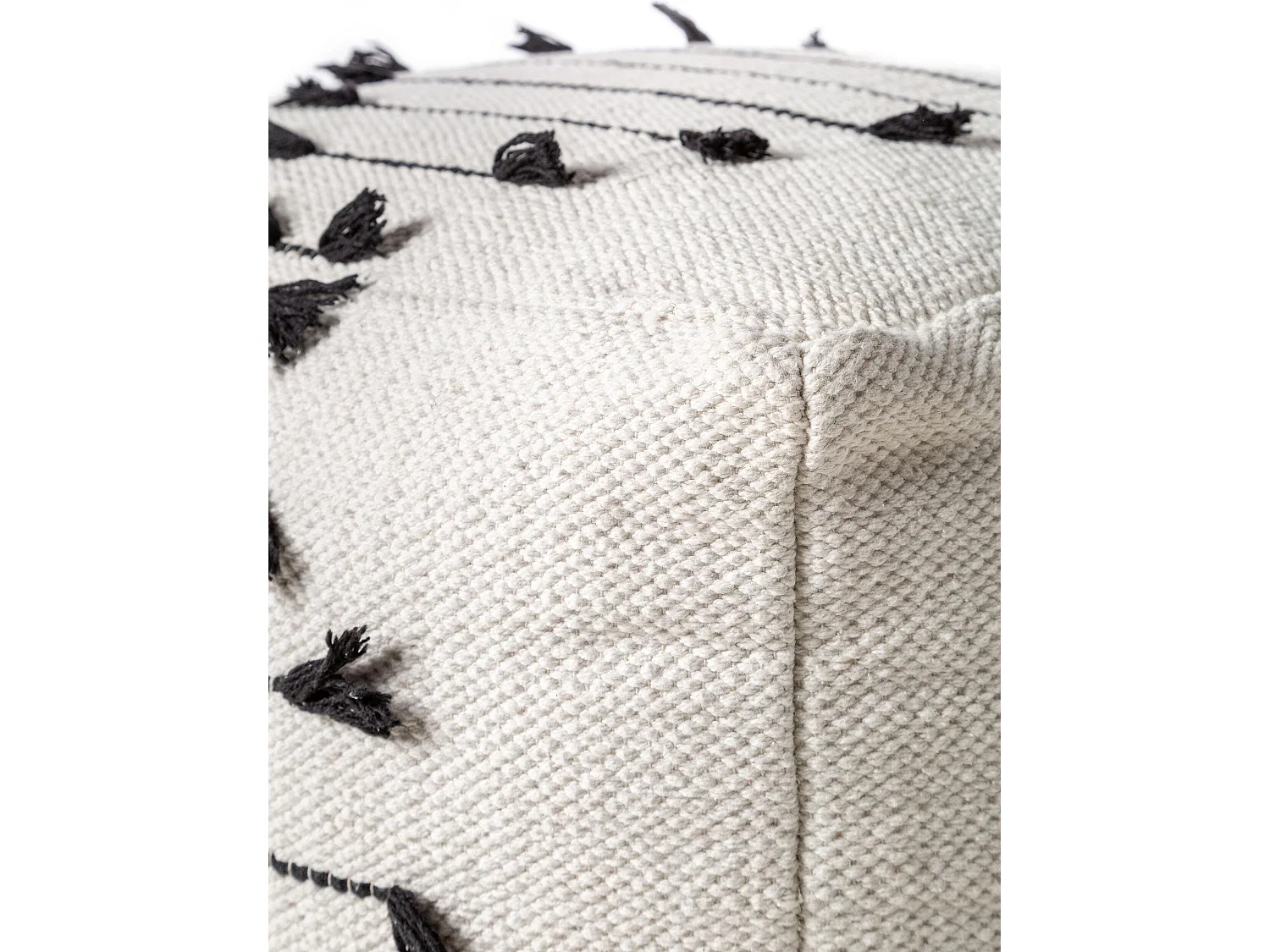 Pouf Bo Ivory 45x45x45 cm