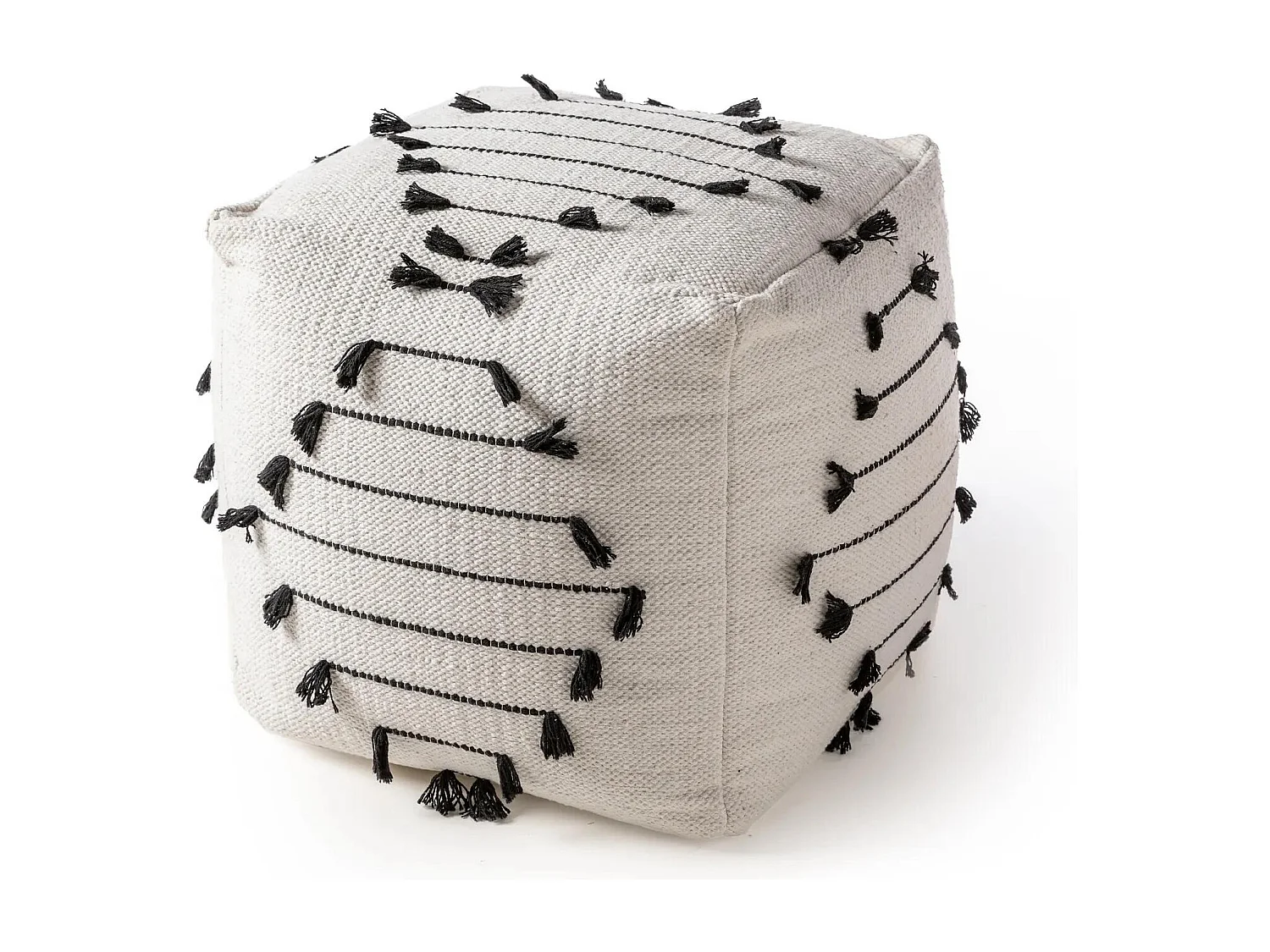 Pouf Bo Ivory 45x45x45 cm