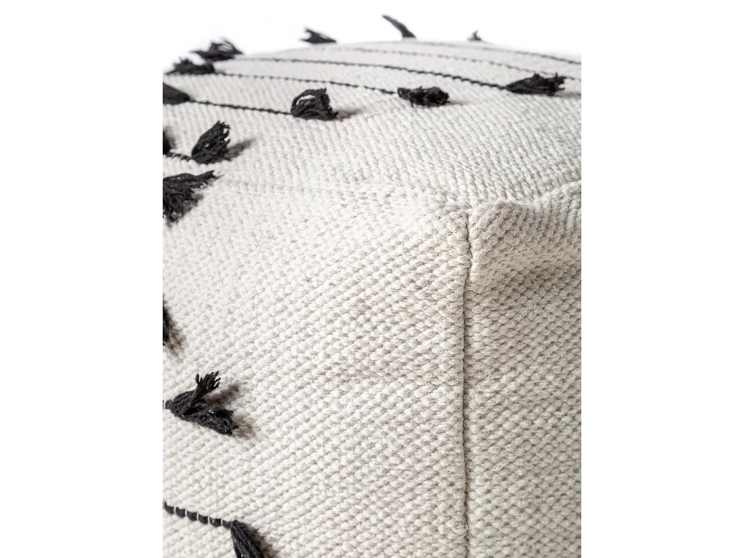 Pouf Bo Ivory 45x45x45 cm