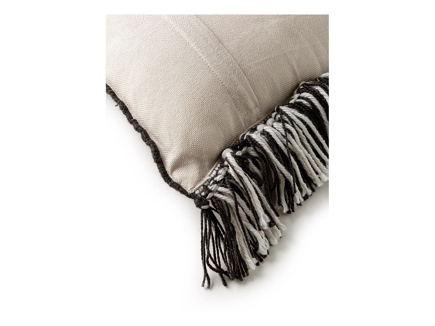 Coussin d'intérieur et d'extérieur Morty Noir & Blanc 30x50 cm