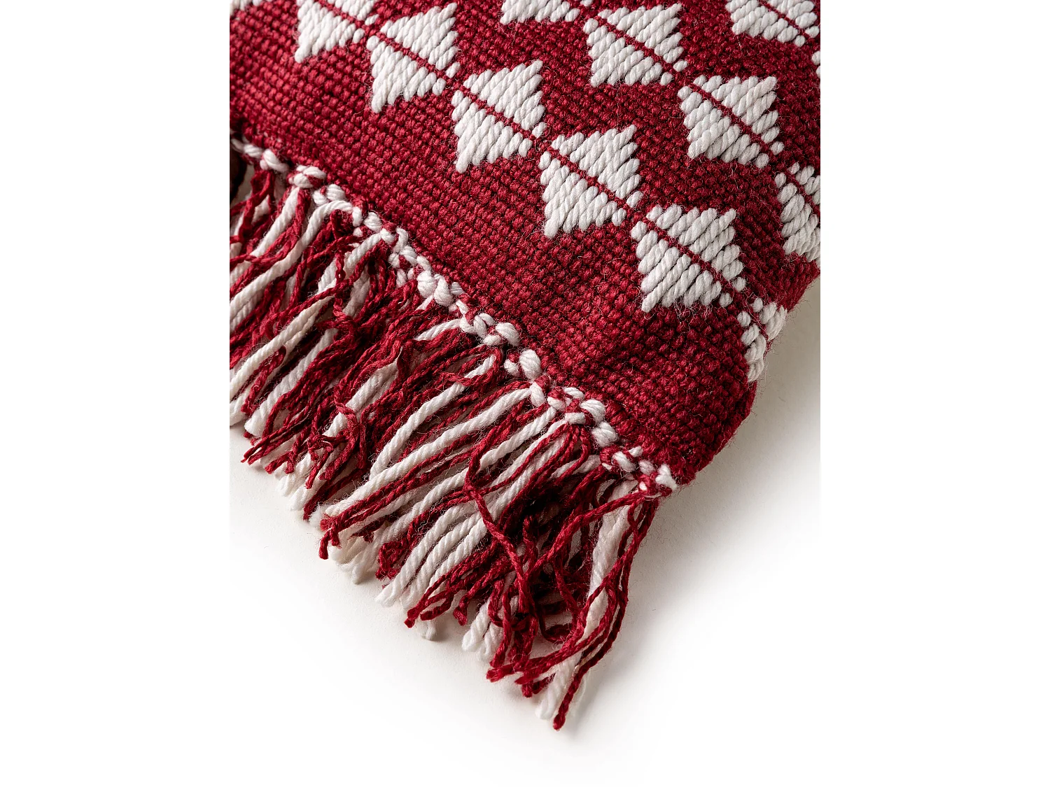 Coussin d'intérieur et d'extérieur Morty Rouge 30x50 cm