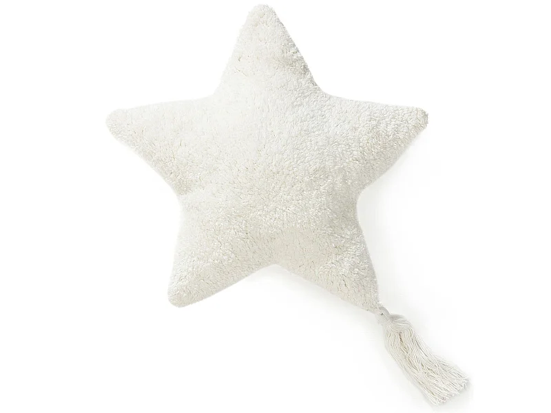 Coussin Stars Crème 45x45 cm