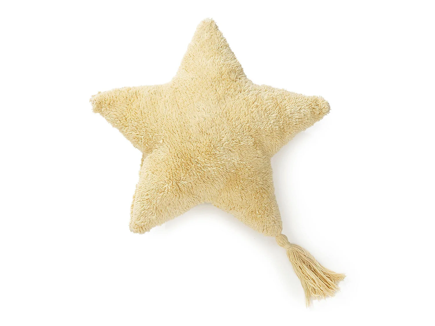 Coussin Stars Jaune 45x45 cm