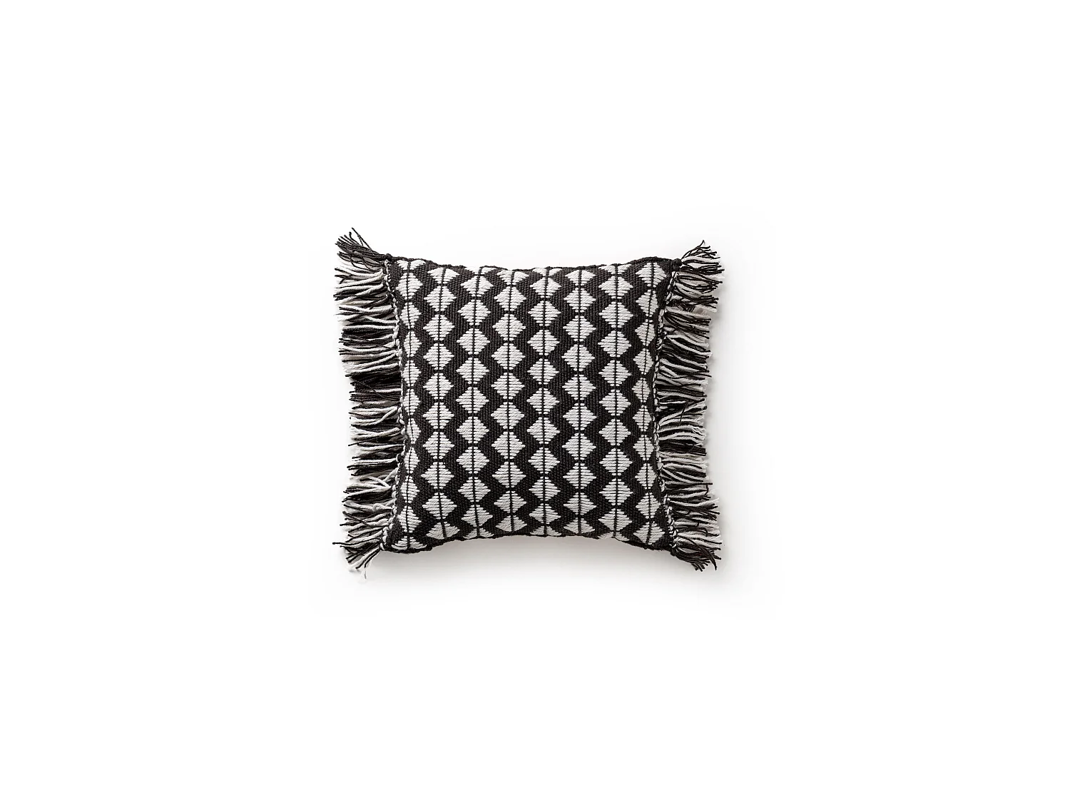 Coussin d'intérieur et d'extérieur Morty Noir & Blanc 40x40 cm