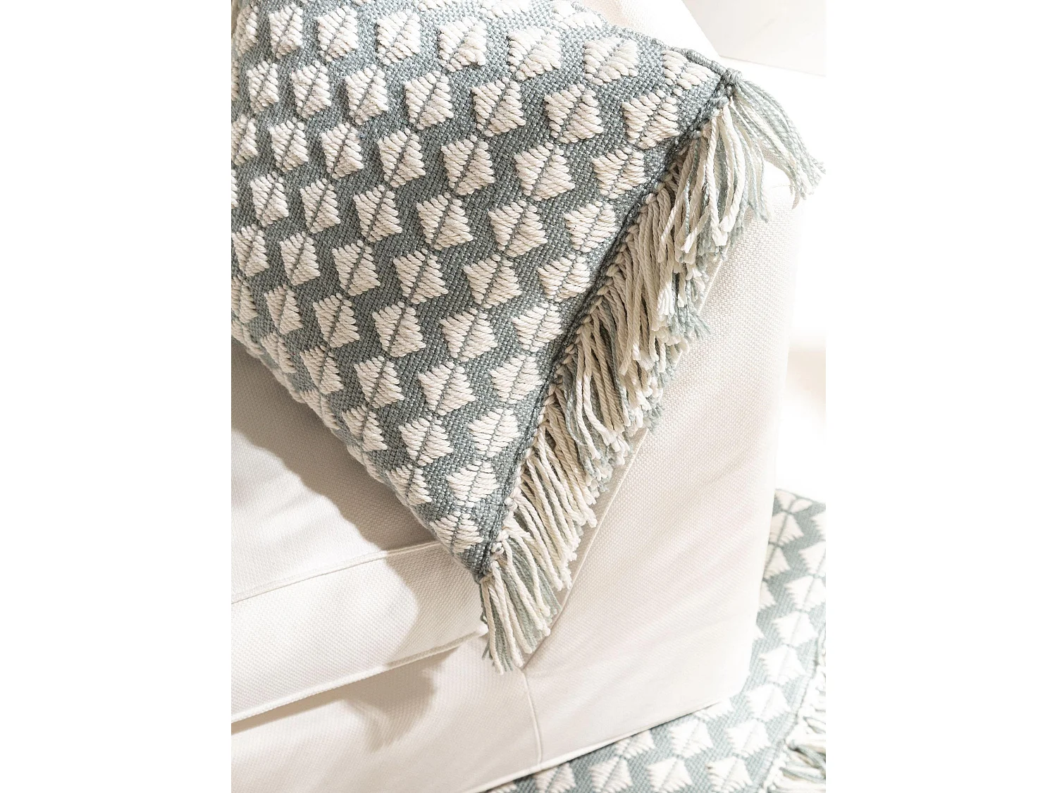 Coussin d'intérieur et d'extérieur Morty Bleu 40x40 cm