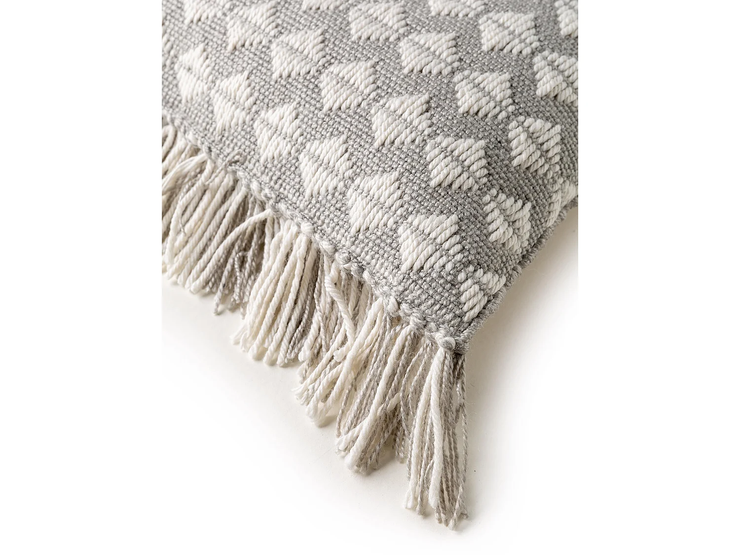 Coussin d'intérieur et d'extérieur Morty Gris 30x50 cm