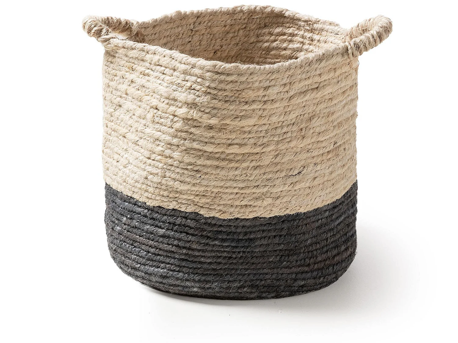 Panier Aylin Crème/Gris 30x30x30 cm