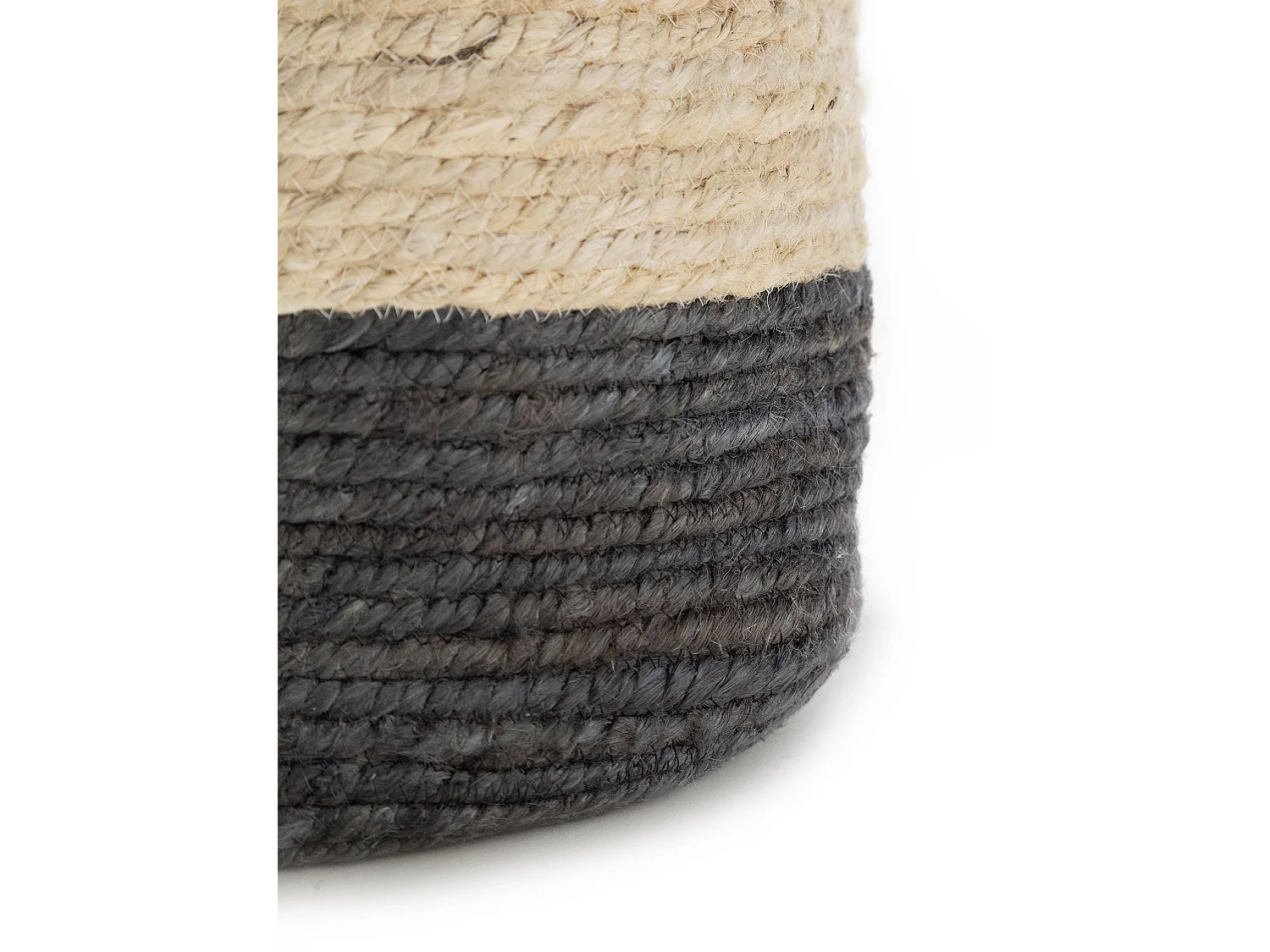 Panier Aylin Crème/Gris 30x30x30 cm