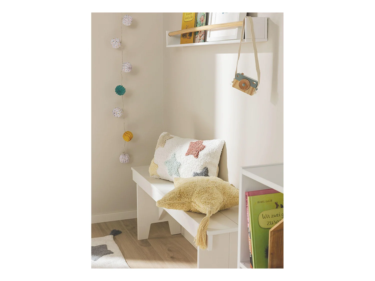 Housse de coussin Stars Multicouleur 30x50 cm