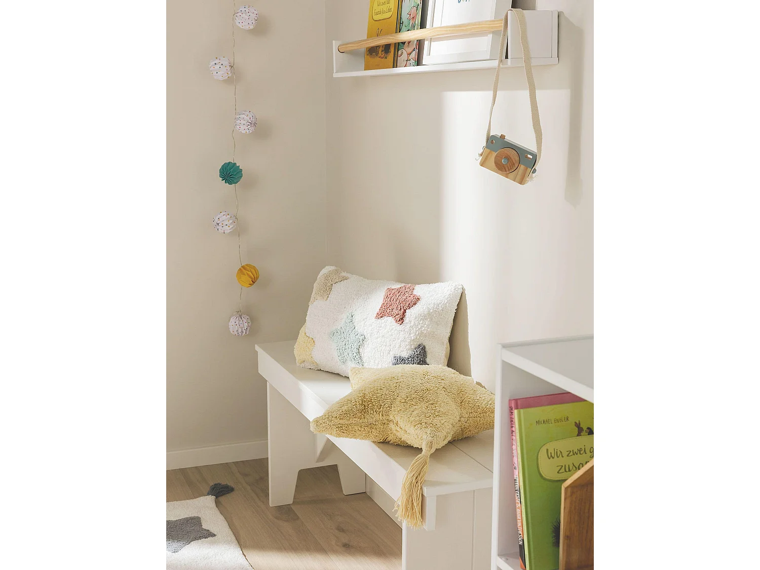 Housse de coussin Stars Multicouleur 30x50 cm