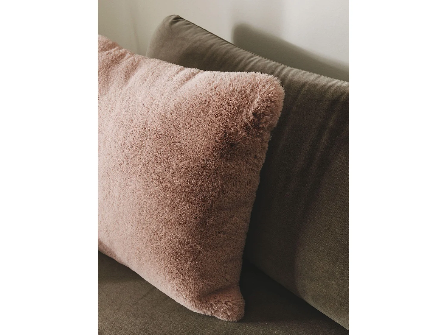 Housse de coussin Dave Rose 45x45 cm